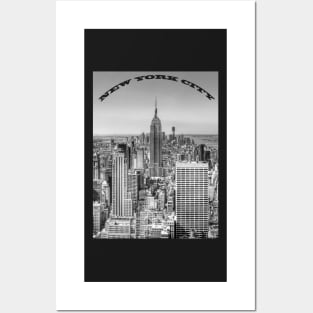 New York City In Black And White Posters and Art